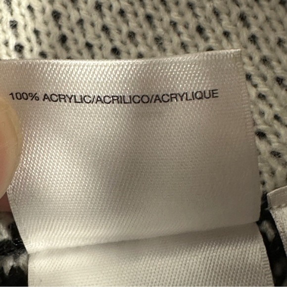 Anne Klein L/XL zip front cape/poncho, plaid, acrylic, layer, transitional - Picture 7 of 13